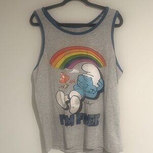 Vintage The Smurfs Tank Top